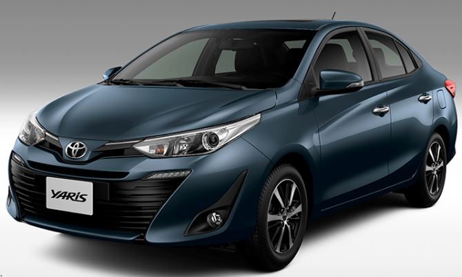 Preço médio do seguro do Toyota Yaris