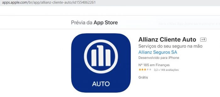 Aplicativo Allianz Auto Aplicativo Allianz Auto