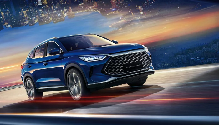 Ficha técnica BYD Song Plus representada por uma foto do BYD Song Plus.