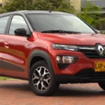 Renault Kwid na cor vermelha. Falando sobre o seguro kwid.