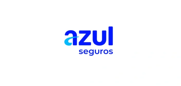 Logomarca da Azul Seguros em um pano de fundo branco. Falando sobre azul seguros carros antigos.