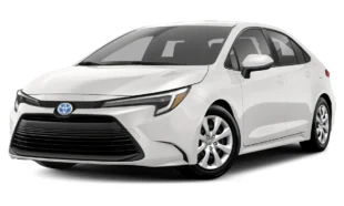 Toyota Corolla Hybrid na cor branca. Falando sobre o seguro corolla hybrid.