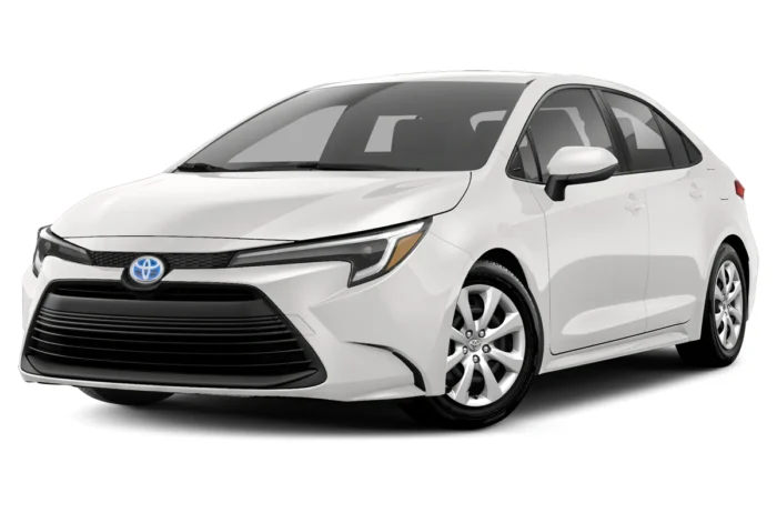 Toyota Corolla Hybrid na cor branca. Falando sobre o seguro corolla hybrid.