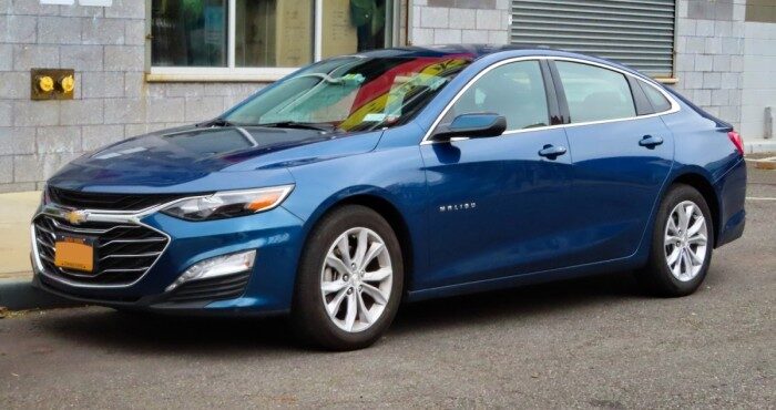 chevrolet malibu azul