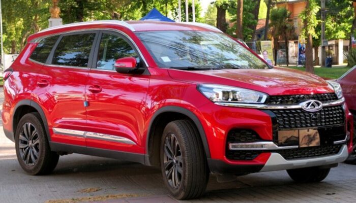 tiggo 8 vermelho