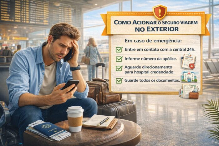 como acionar o seguro viagem no exterior