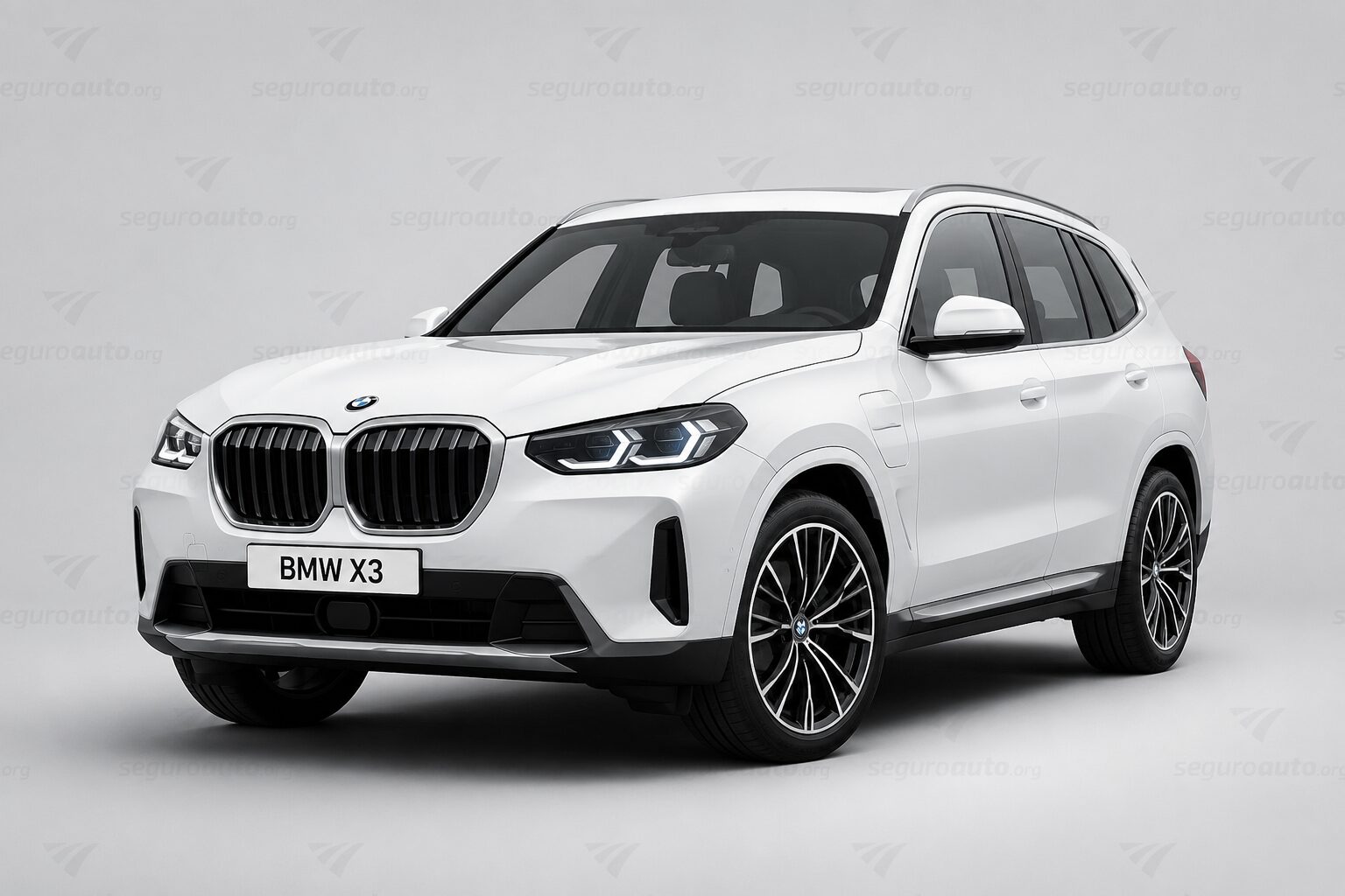 BMW X3 2026 visto de frente em artigo sobre preço e cotação de seguro