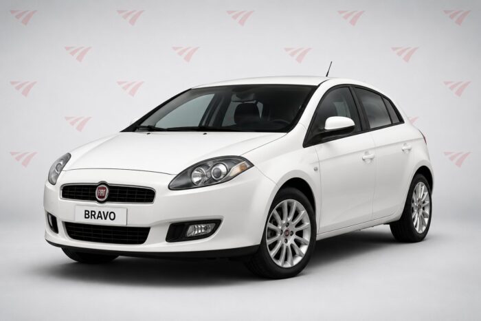 Fiat Bravo visto de frente em artigo sobre preço e cotação de seguro em 2026