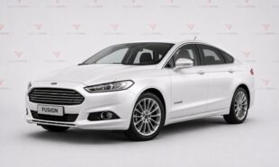 Seguro Ford Fusion em perspectiva frontal para artigo sobre preço e cotação de seguro em 2026