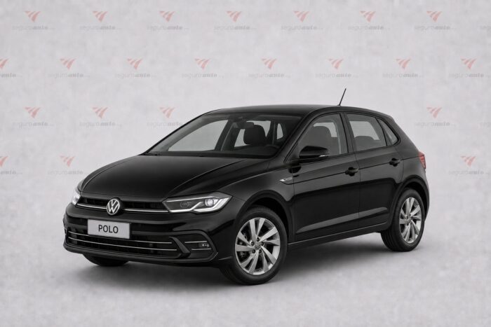 Volkswagen Polo 2026 visto de frente para cotação de seguro