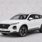Hyundai Santa Fe visto de frente para ilustrar preço e cotação do seguro em 2026
