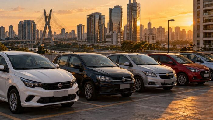 Carros mais roubados em São Paulo