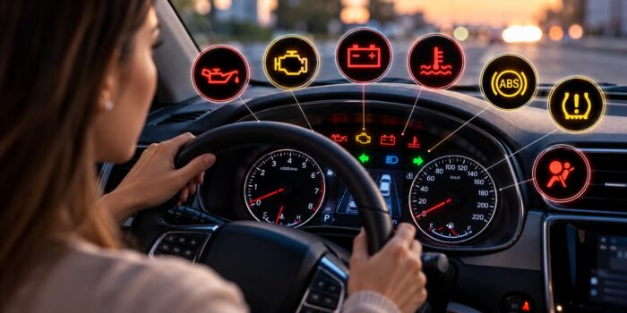 Luzes do painel do carro: o que cada símbolo significa